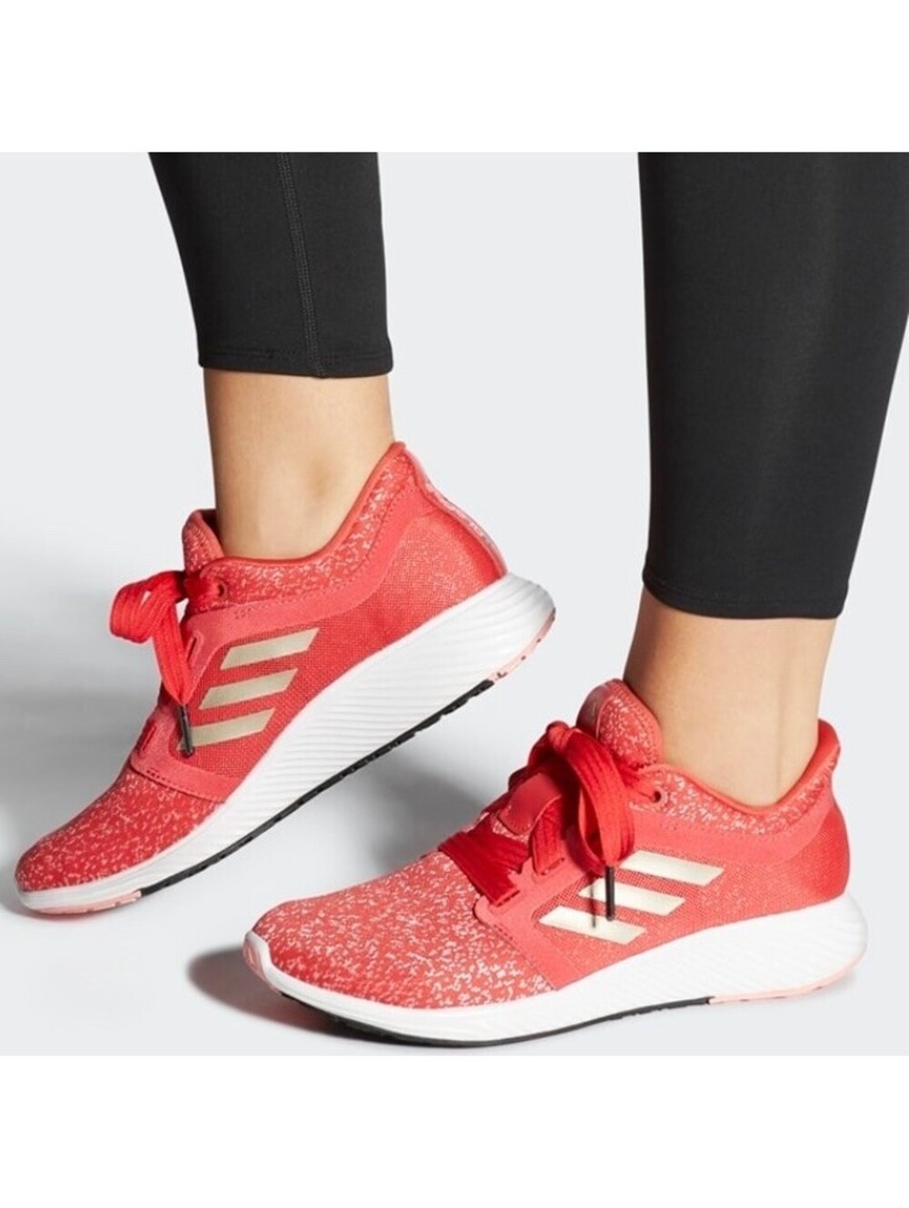 Adidas Edge Lux 3 Women's Running Shoes - Red - Size 7.5